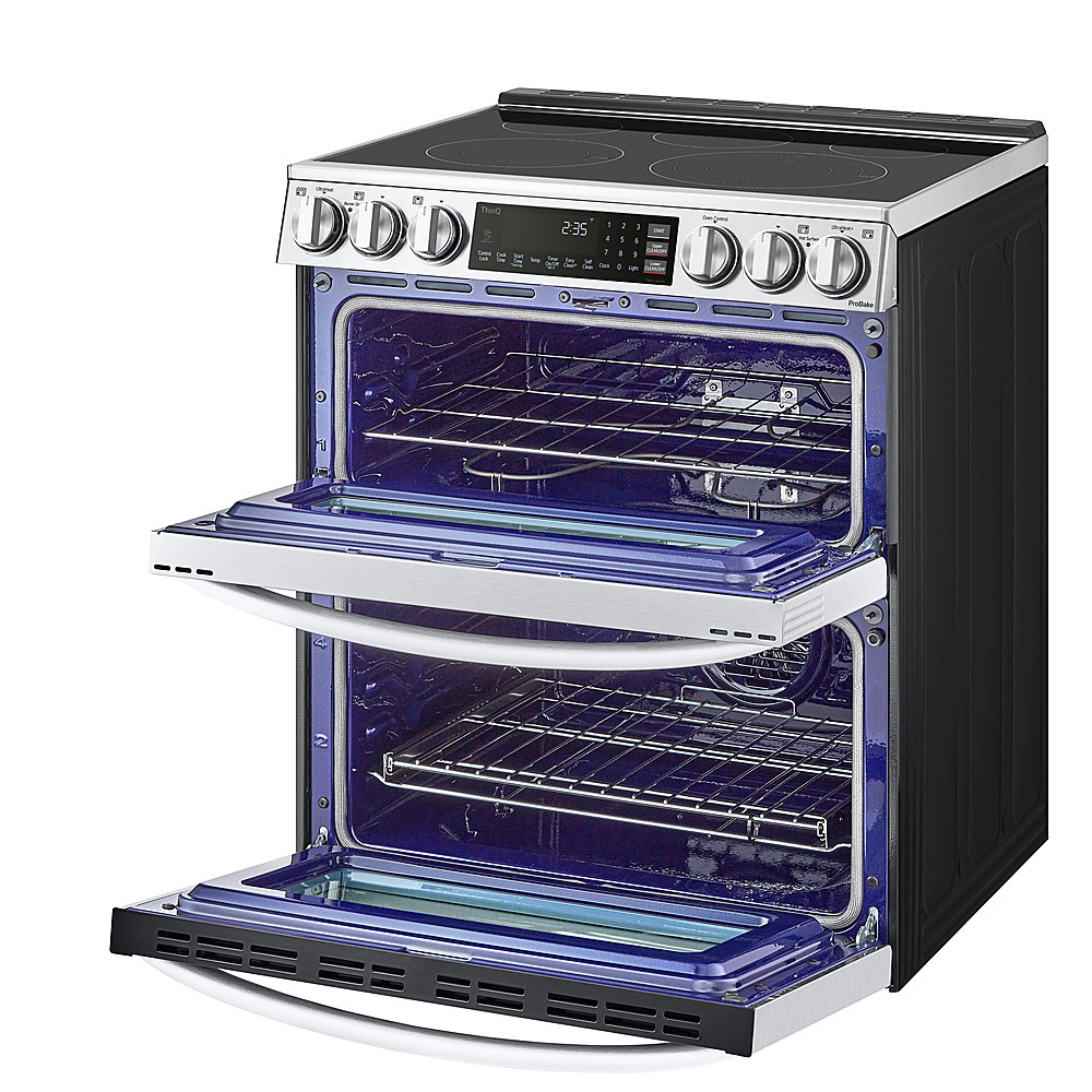 LG SIGNATURE 7.3 cu.ft. Smart wi-fi Enabled Electric Double Oven Slide-In  Range with ProBake Convection®