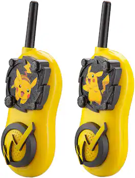 eKids - Pokemon Extended Range 2-Way Radios (Pair) - Yellow