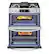 Alt View 13. LG - 6.9 Cu. Ft. Slide-In Double Oven Gas True Convection Range with EasyClean and InstaView - PrintProof Stainless Steel.