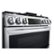 Alt View 19. LG - 6.9 Cu. Ft. Slide-In Double Oven Gas True Convection Range with EasyClean and InstaView - PrintProof Stainless Steel.