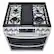 Alt View 21. LG - 6.9 Cu. Ft. Slide-In Double Oven Gas True Convection Range with EasyClean and InstaView - PrintProof Stainless Steel.