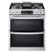 Alt View 11. LG - 6.9 Cu. Ft. Slide-In Double Oven Gas True Convection Range with EasyClean and InstaView - PrintProof Stainless Steel.