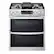 Alt View 11. LG - 6.9 Cu. Ft. Slide-In Double Oven Gas True Convection Range with EasyClean and InstaView - PrintProof Stainless Steel.