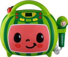 eKids - Cocomelon Bluetooth Sing Along Music Player - Green - Front_Zoom