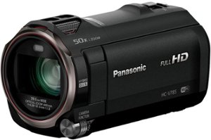 Panasonic - HC-V785K Full HD Video Camera Camcorder with 20X Optical Zoom - Black - Angle_Zoom