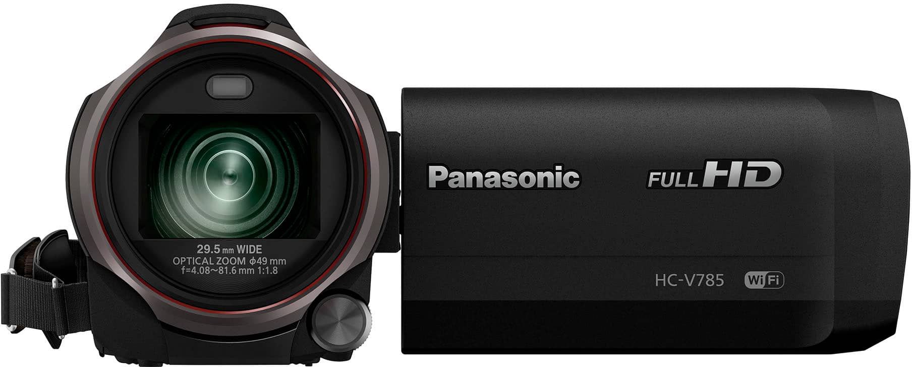 Alt View 11. Panasonic - HC-V785K Full HD Video Camera Camcorder with 20X Optical Zoom - Black.