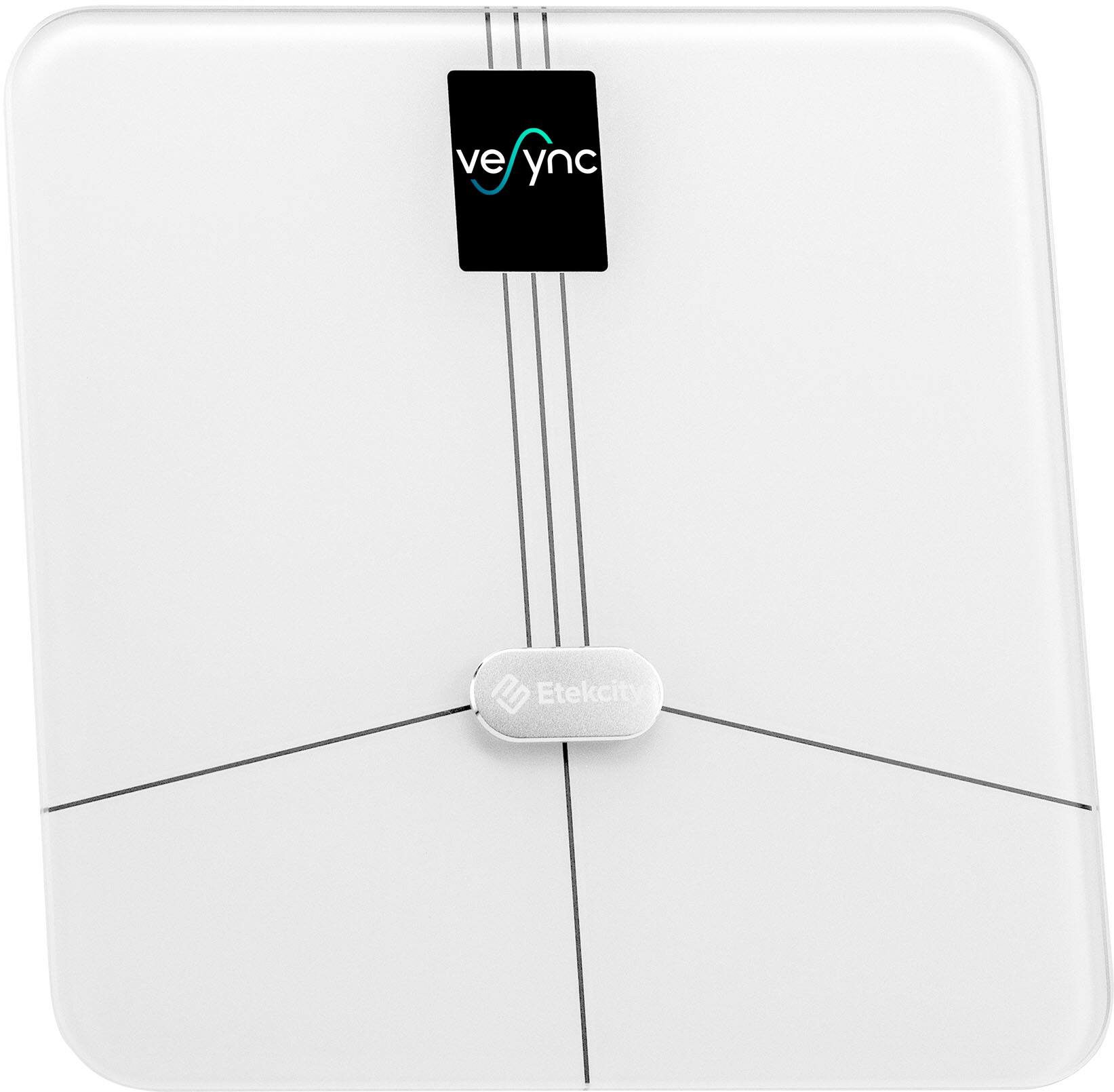 Alt View 12. Etekcity - HR Smart Fitness Scale - White.