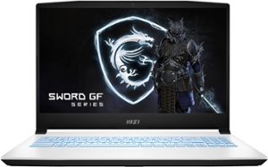 MSI - Sword 15.6" 144hz Gaming Laptop - Intel Core i7 - NVIDIA GeForce RTX 3070Ti - 1TB SSD - 16GB Memory - White - Front_Zoom