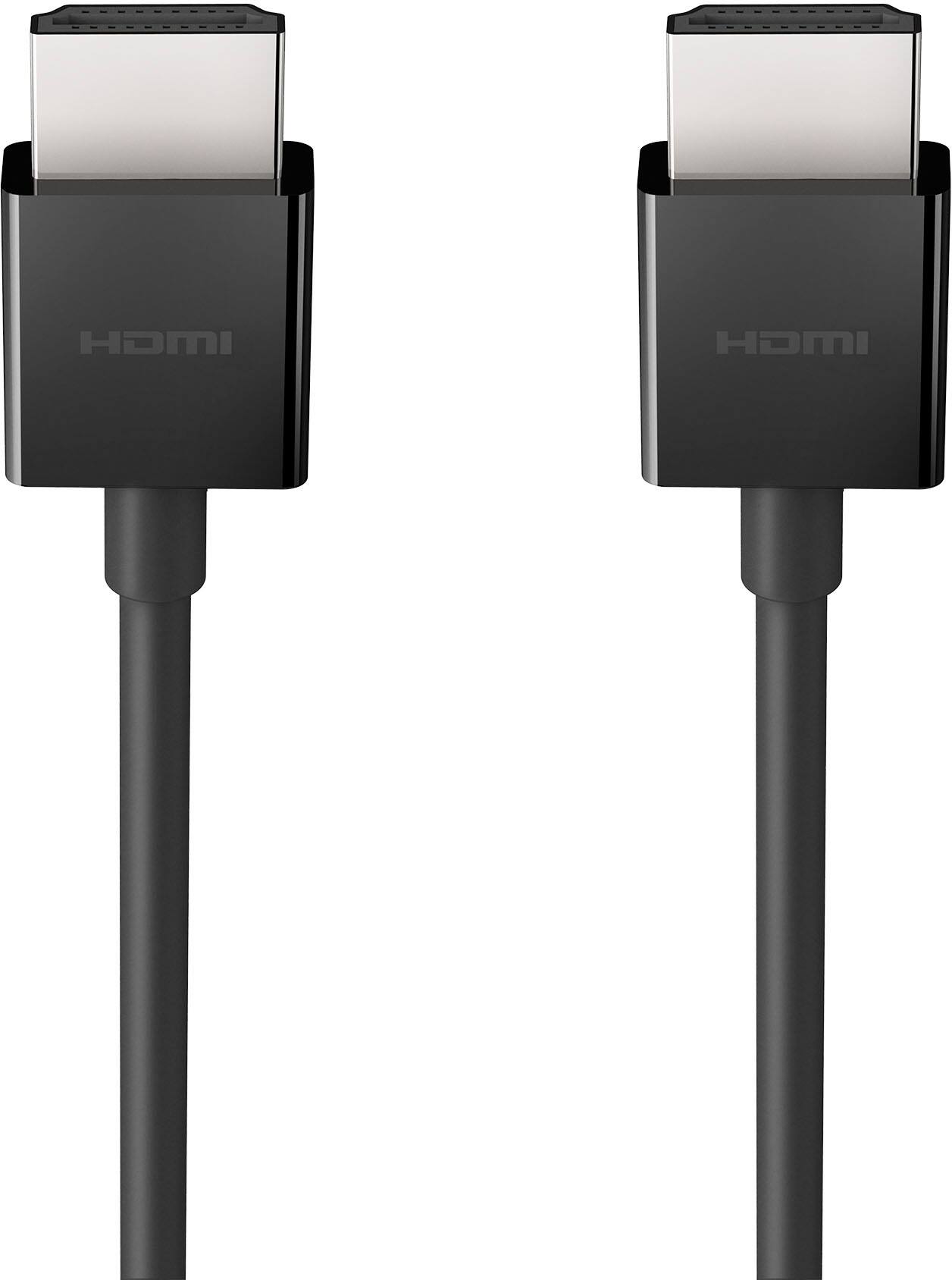 Angle. Belkin - Ultra HD HDMI 2.1 Cable 6.6FT/2M - 4K Ultra High Speed HDMI Cable - Compatible with PS4, PS5, Xbox Series X & More - Black.
