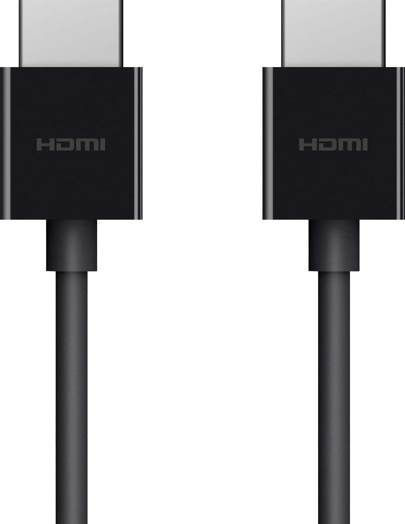 Belkin - Ultra HD HDMI 2.1 Cable 6.6FT/2M - 4K Ultra High Speed HDMI Cable for Nintendo Switch 2, PS5, Xbox Series X & More - Black - Front_Zoom