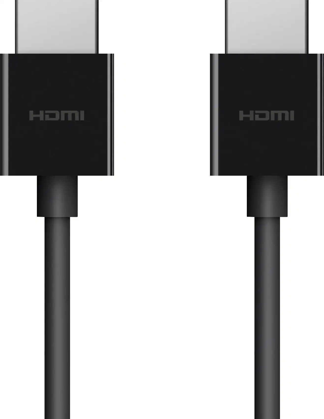 Front. Belkin - Ultra HD HDMI 2.1 Cable 6.6FT/2M - 4K Ultra High Speed HDMI Cable - Compatible with PS4, PS5, Xbox Series X & More - Black.