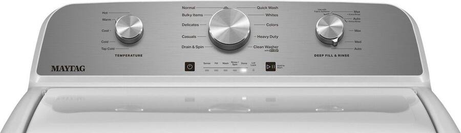 Maytag - 4.5 Cu. Ft. High Efficiency Top Load Washer with Deep Fill - White