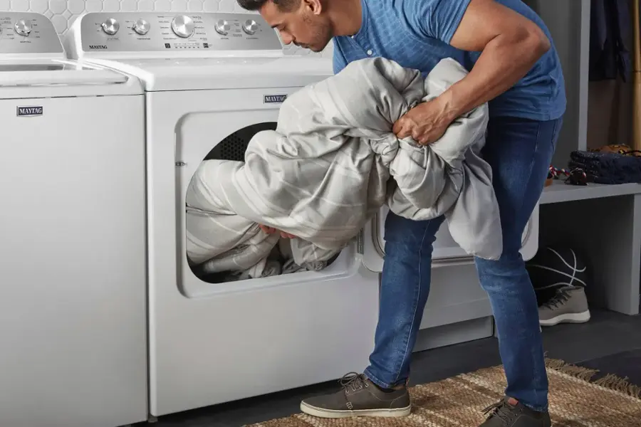Alt View 13. Maytag - 7.0 Cu. Ft. Gas Dryer with Wrinkle Prevent - White.