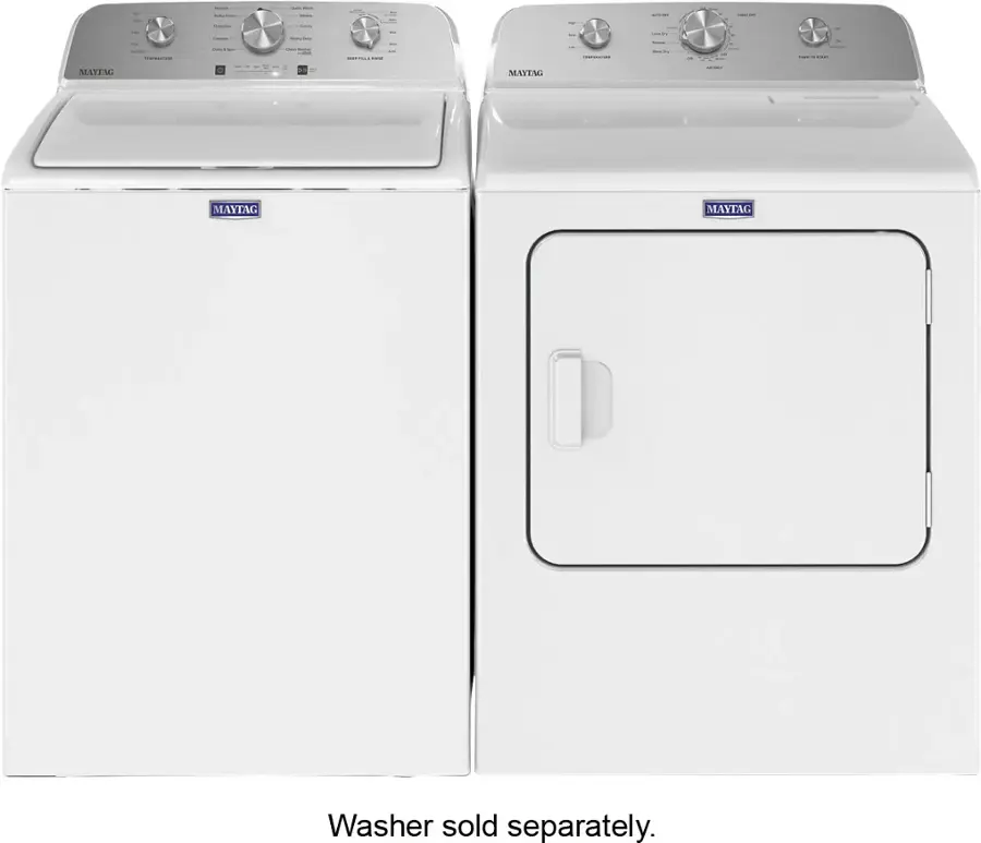 Alt View 14. Maytag - 7.0 Cu. Ft. Gas Dryer with Wrinkle Prevent - White.