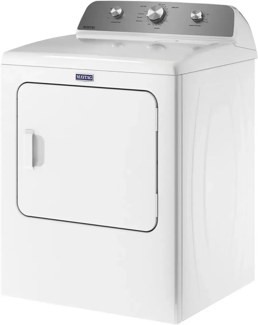 Alt View 2. Maytag - 7.0 Cu. Ft. Gas Dryer with Wrinkle Prevent - White.