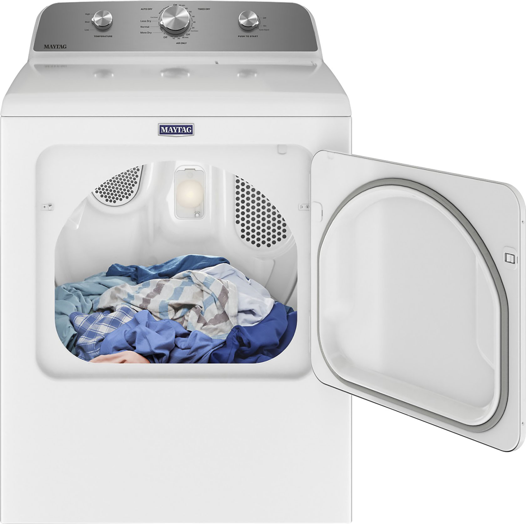 Left View: Samsung - Geek Squad Certified Refurbished 7.4 cu. ft. Smart Gas Dryer with Steam Sanitize+ - Brushed black