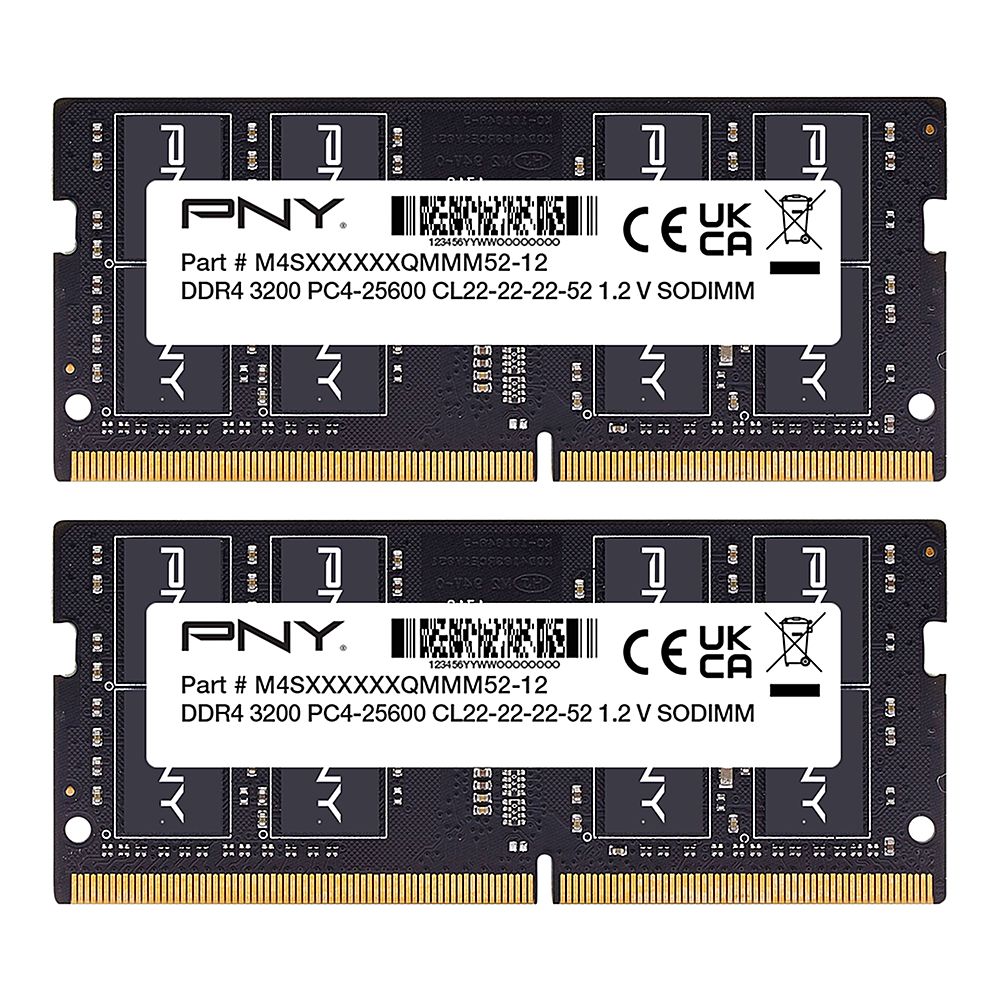 historisk Baby lærebog PNY Performance 32GB (2x16GB) 3200MHz DDR4 DRAM CL22 So-DIMM  Notebook/Laptop Memory Kit Black MN32GK2D43200-TB - Best Buy