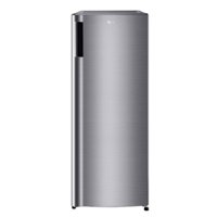 LG - 5.79 Cu. Ft. Top-Freezer Refrigerator with Semi Auto Defrost - Platinum Silver - Front_Zoom