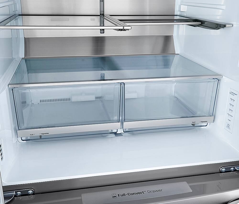 Alt View 29. LG - 29.5 Cu. Ft. 4-Door French Door Smart Refrigerator with Craft Ice - Stainless Steel.