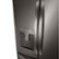 Alt View 2. LG - 28.6 Cu. Ft. 4-Door French Door Smart Refrigerator with Water Dispenser - Black Stainless Steel.