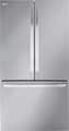 LG - 36-in Counter-Depth MAX 26.5 Cu. Ft. French Door Smart Refrigerator with Internal Water Dispenser - Stainless Steel