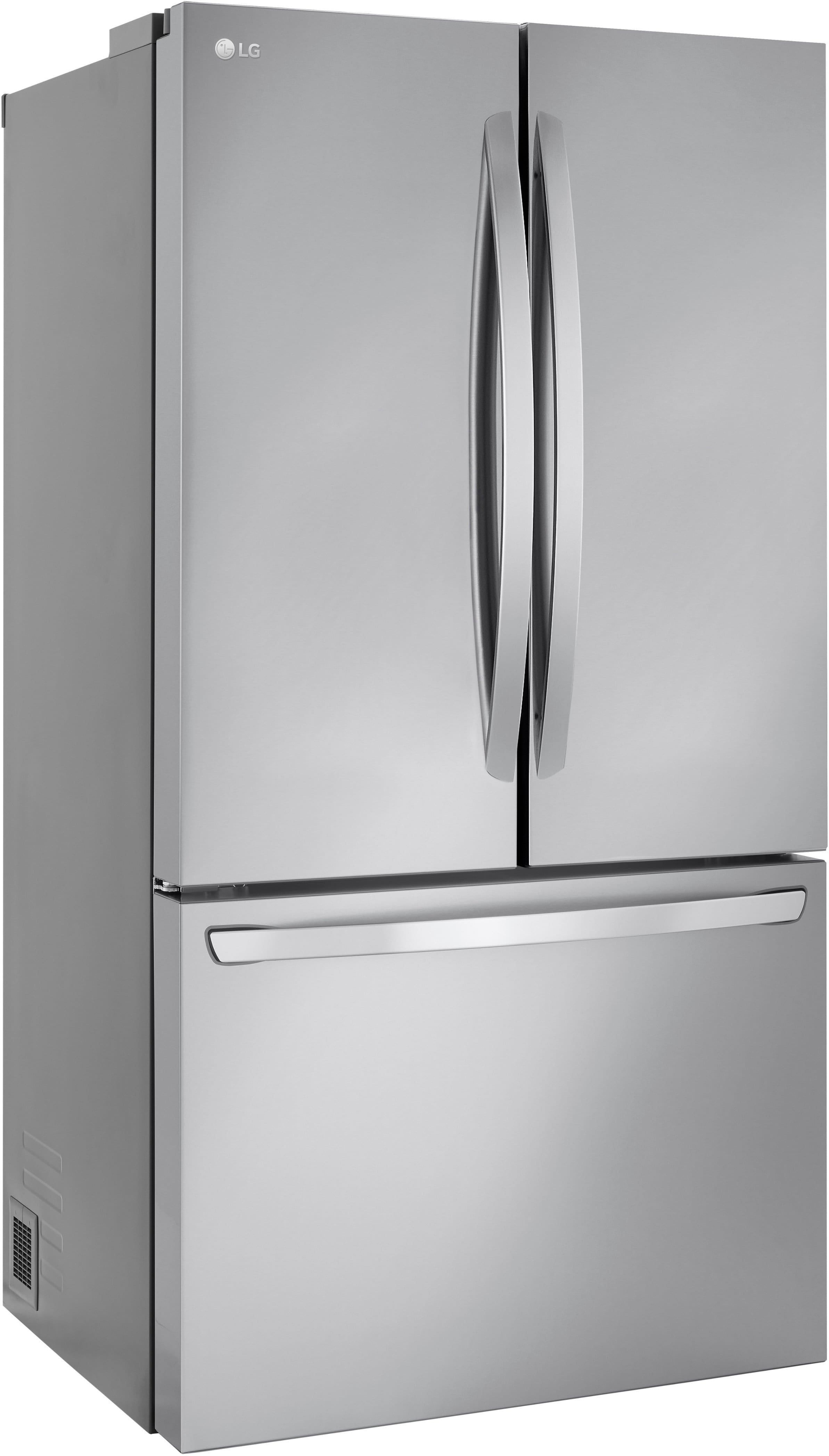Alt View 13. LG - Counter-Depth MAX 26.5 Cu. Ft. French Door Smart Refrigerator with Internal Water - Stainless Steel.