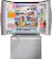 Angle. LG - Counter-Depth MAX 25.5 Cu. Ft. French Door Smart Refrigerator with InstaView - Stainless Steel.