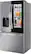 Alt View 11. LG - Counter-Depth MAX 25.5 Cu. Ft. French Door Smart Refrigerator with InstaView - Stainless Steel.