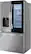 Alt View 25. LG - Counter-Depth MAX 25.5 Cu. Ft. French Door Smart Refrigerator with InstaView - Stainless Steel.