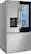 Alt View 5. LG - Counter-Depth MAX 25.5 Cu. Ft. French Door Smart Refrigerator with InstaView - Stainless Steel.