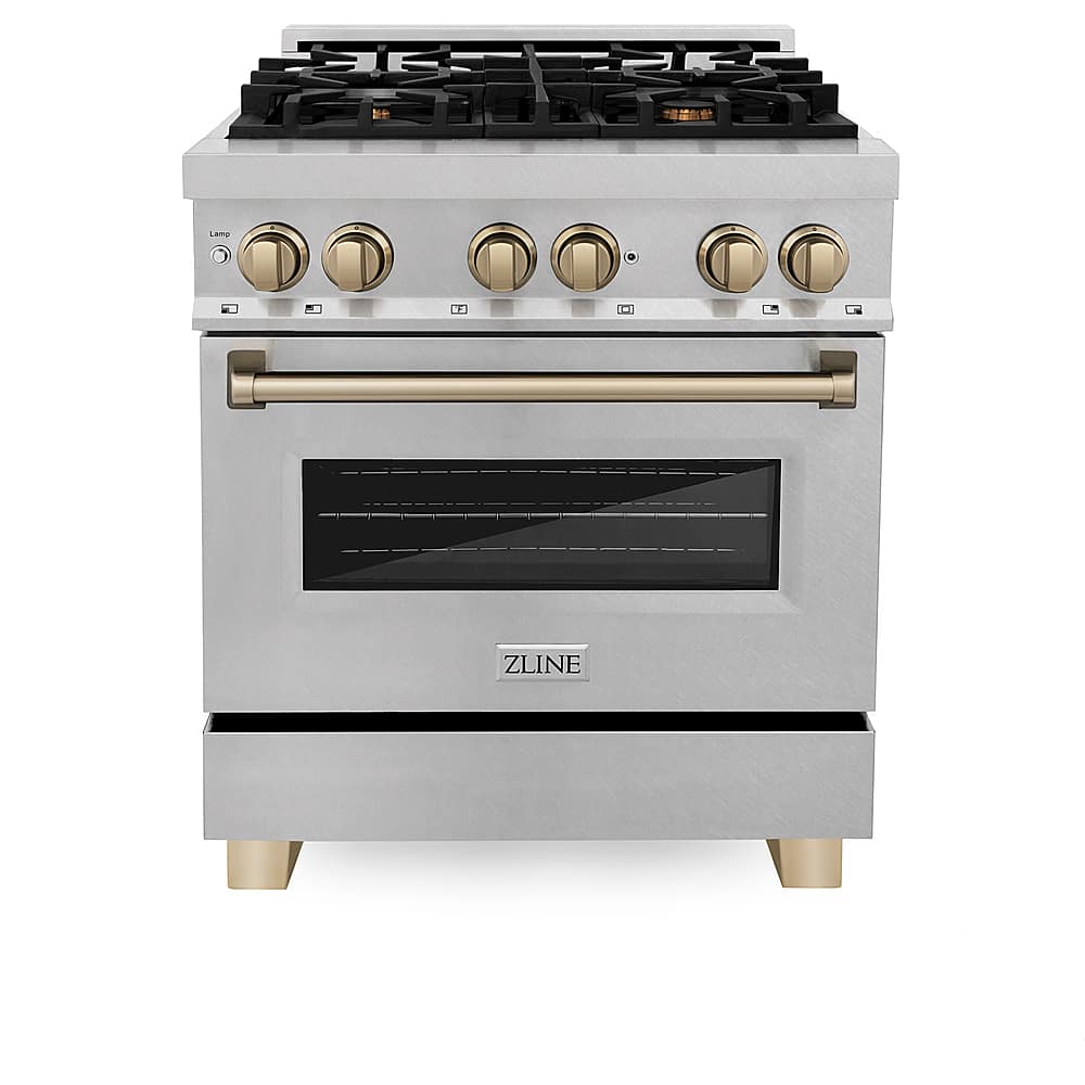ZLINE 30" 4.0 cu. ft. Dual Fuel Range with Gas Stove and Electric Oven
