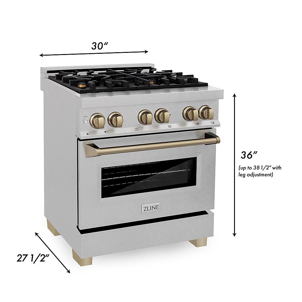 Zline 30 deals inch gas range