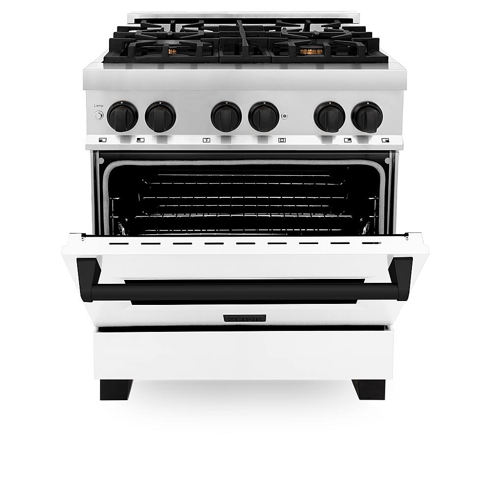 ZLINE Dual Fuel Range with Gas Stove and Electric Oven Stainless Steel