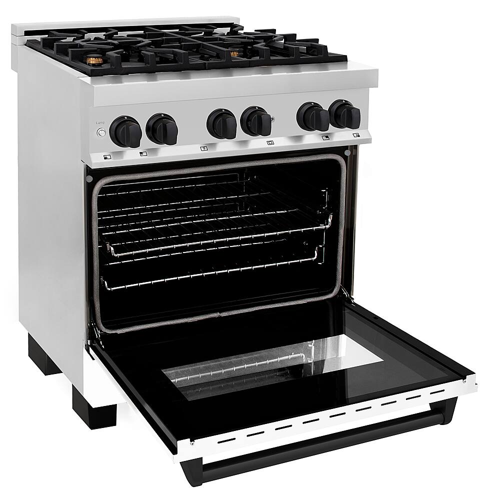 ZLINE Dual Fuel Range with Gas Stove and Electric Oven Stainless Steel