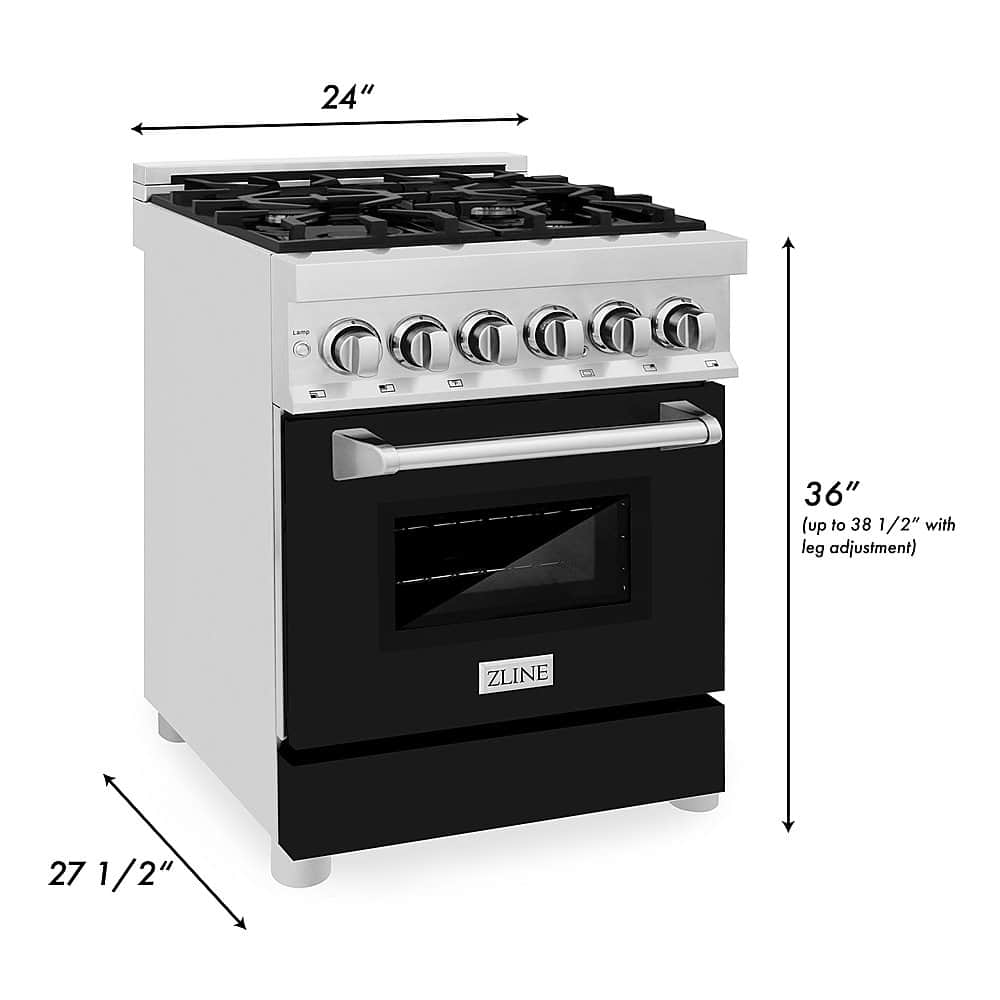 Best Buy ZLINE Dual Fuel Range with Gas Stove and Electric Oven in