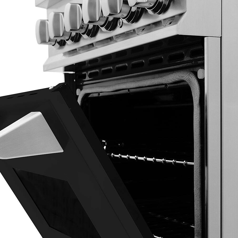 Best Buy ZLINE Dual Fuel Range with Gas Stove and Electric Oven in