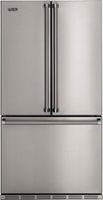 Viking - French Door  Refrigerator - Stainless Steel - Front_Zoom