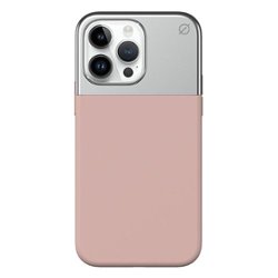 Atom Studios - Split Silicone Phone Case with Magsafe for Apple iPhone 14 Pro Max - Pink Clay - Front_Zoom