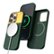Alt View 11. Atom Studios - Split Wood Fibre Phone Case with Magsafe for Apple iPhone 14 Pro - Atom Green.