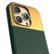 Alt View 1. Atom Studios - Split Wood Fibre Phone Case with Magsafe for Apple iPhone 14 Pro - Atom Green.