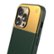 Alt View 2. Atom Studios - Split Wood Fibre Phone Case with Magsafe for Apple iPhone 14 Pro - Atom Green.