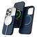 Alt View 11. Atom Studios - Split Wood Fibre Phone Case with Magsafe for Apple iPhone 14 Pro - Ink Blue.