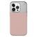 Front. Atom Studios - Split Silicone Phone Case with Magsafe for Apple iPhone 14 Pro - Pink Clay.