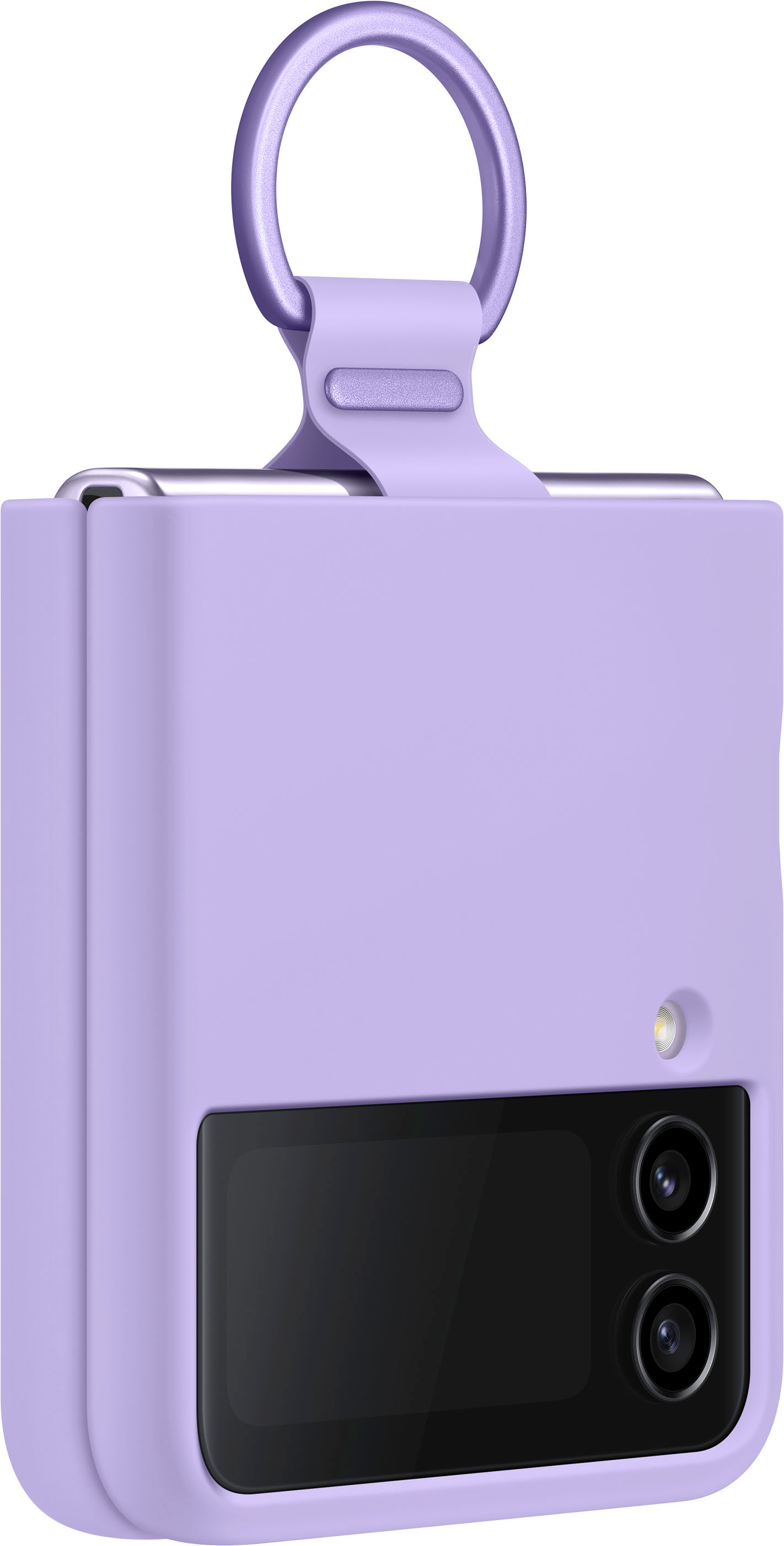 Samsung - Galaxy Z Flip5 Silicone Case with Ring - Lavender