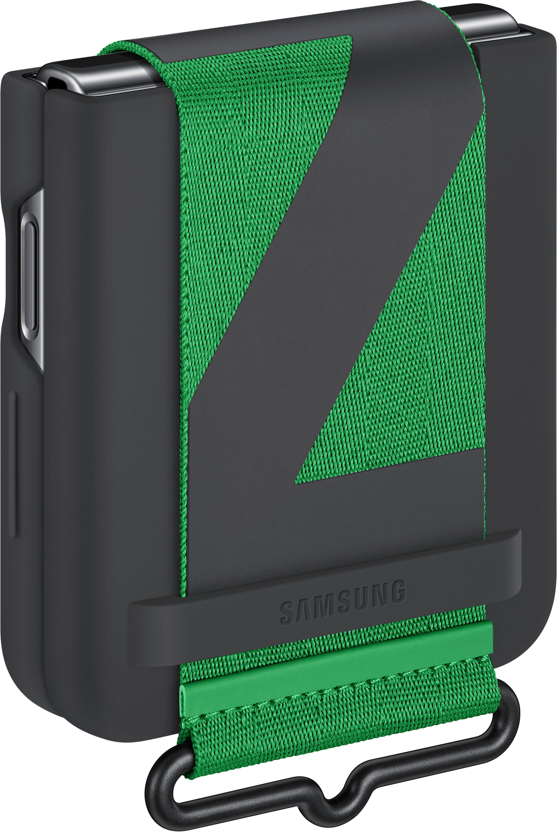 BRAND SET Galaxy Z Flip 4 Case, Samsung Z Flip 4 Case with Leather Strap  Wrist and Built-in Small Screen Shell Film, Galaxy Z Flip 4 Case Suitable  for