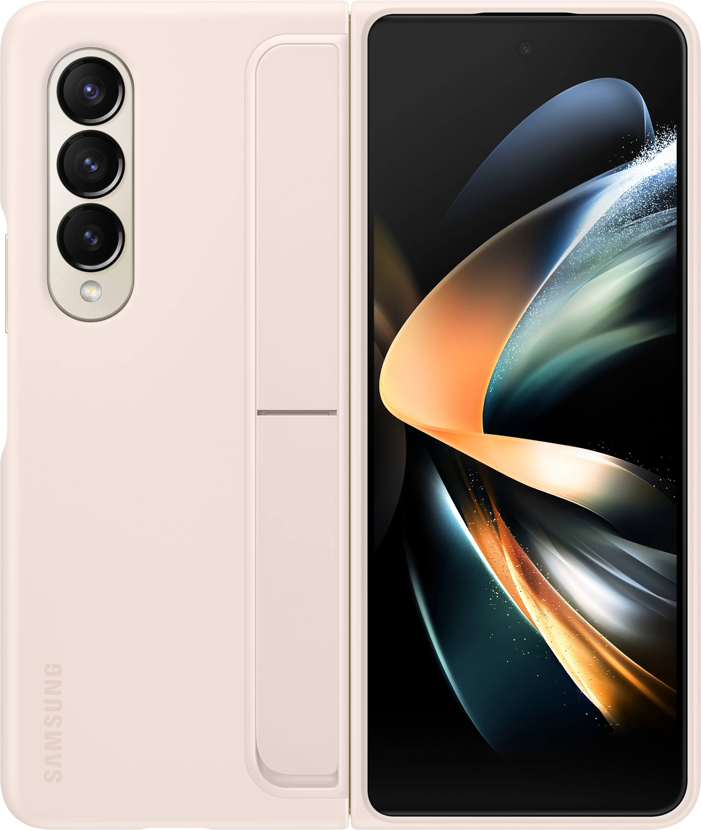 Alt View 14. Samsung - Standing Cover with S Pen for Galaxy Z Fold4 - Sand.