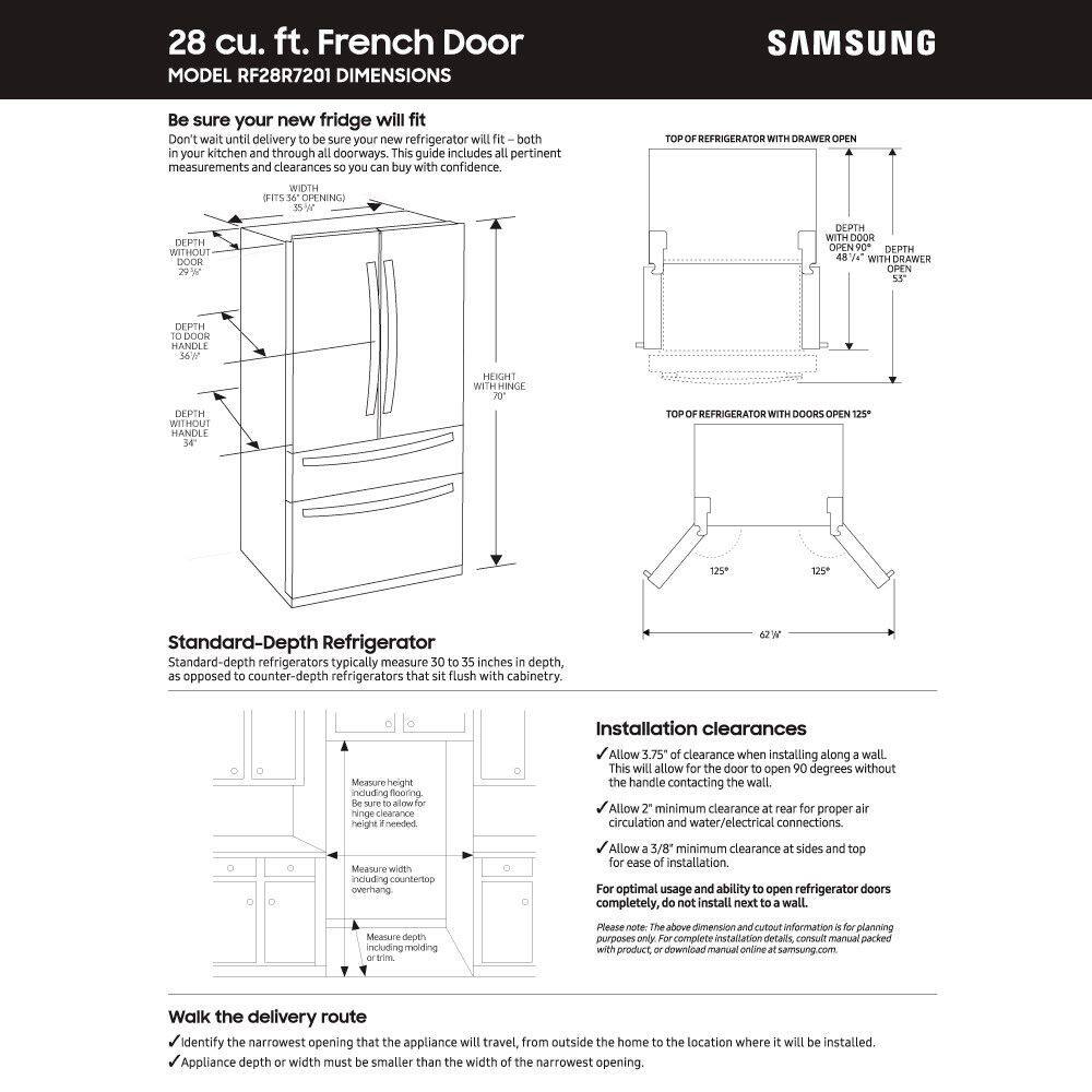 Alt View 39. Samsung - OBX 28  cu. ft. 4-Door French Door Refrigerator with FlexZone Drawer - Stainless Steel.