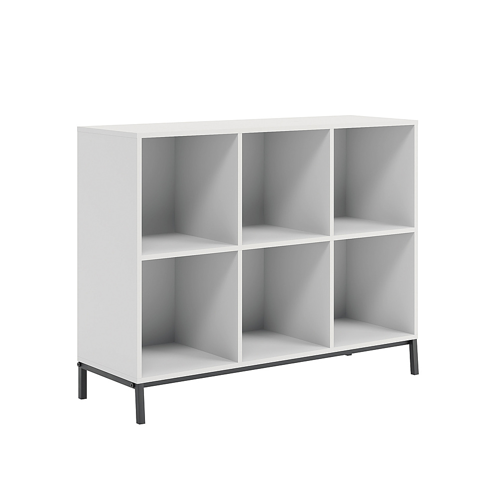 Sauder North Avenue Organize 2 Shelf-6 Cubby Bookshelf White Finish 427660 - Best Buy