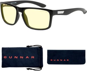 GUNNAR - Blue Light Reading Glasses - Intercept +2.5 - Onyx - Front_Zoom