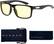 Front. GUNNAR - Blue Light Reading Glasses - Intercept +3.0 - Onyx.